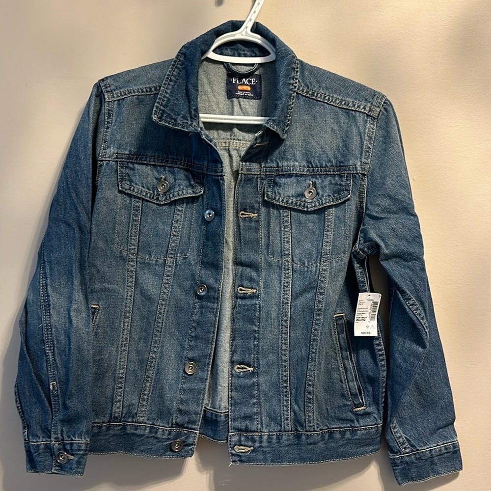 Brand new Jean jacket size XL 14